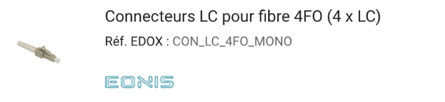fibre à configurer