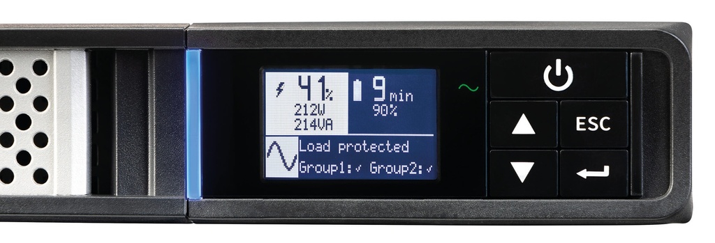 5P Gen2 Rack 1U 1ph line-interactive 650VA 520W