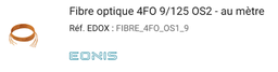 fibre à configurer